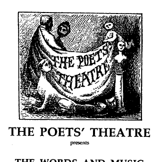 The Poet's Theatre Program Cover Illustration