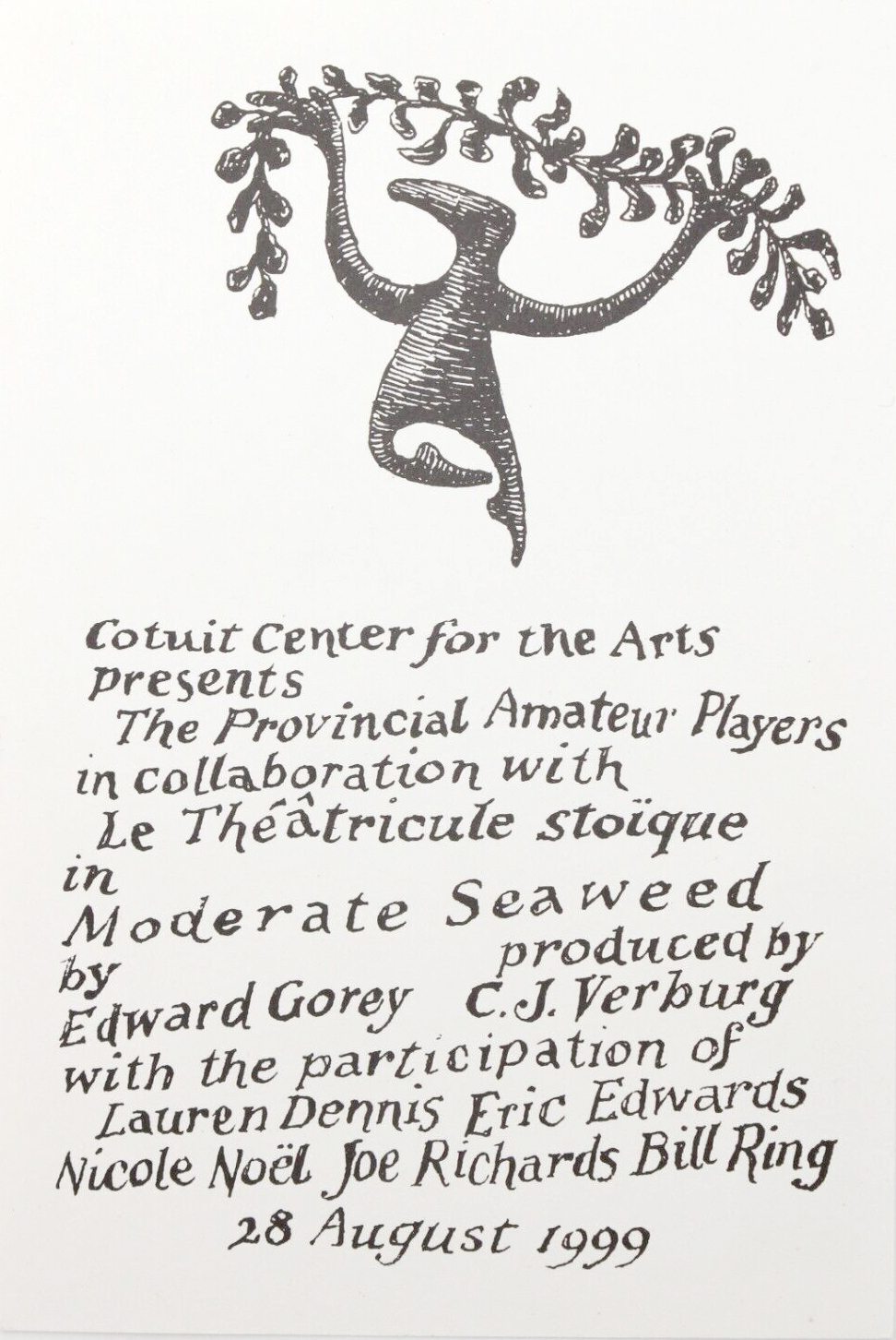 Moderate Seaweed postcard